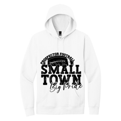 Small Town Big Pride Football Fleece Hoodie  Thumbnail