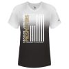 Women's V-Neck Ombre T-Shirt Thumbnail